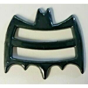 Vintage Batman Logo Design Scarf Buckle Slide Old Gumball Vending Machine Prize